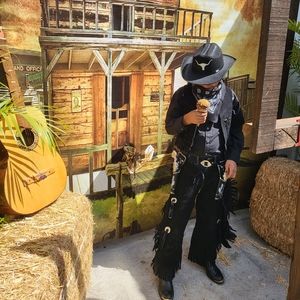 Cowboy Costume Vest And Chaps